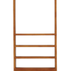 Score Counter Deluxe 6 Cue Wall Rack - Honey